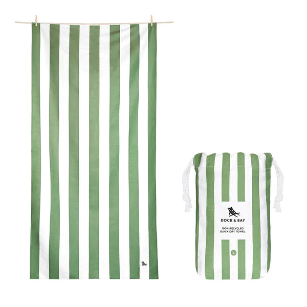 Quick Dry Towel - Cayman Olive
