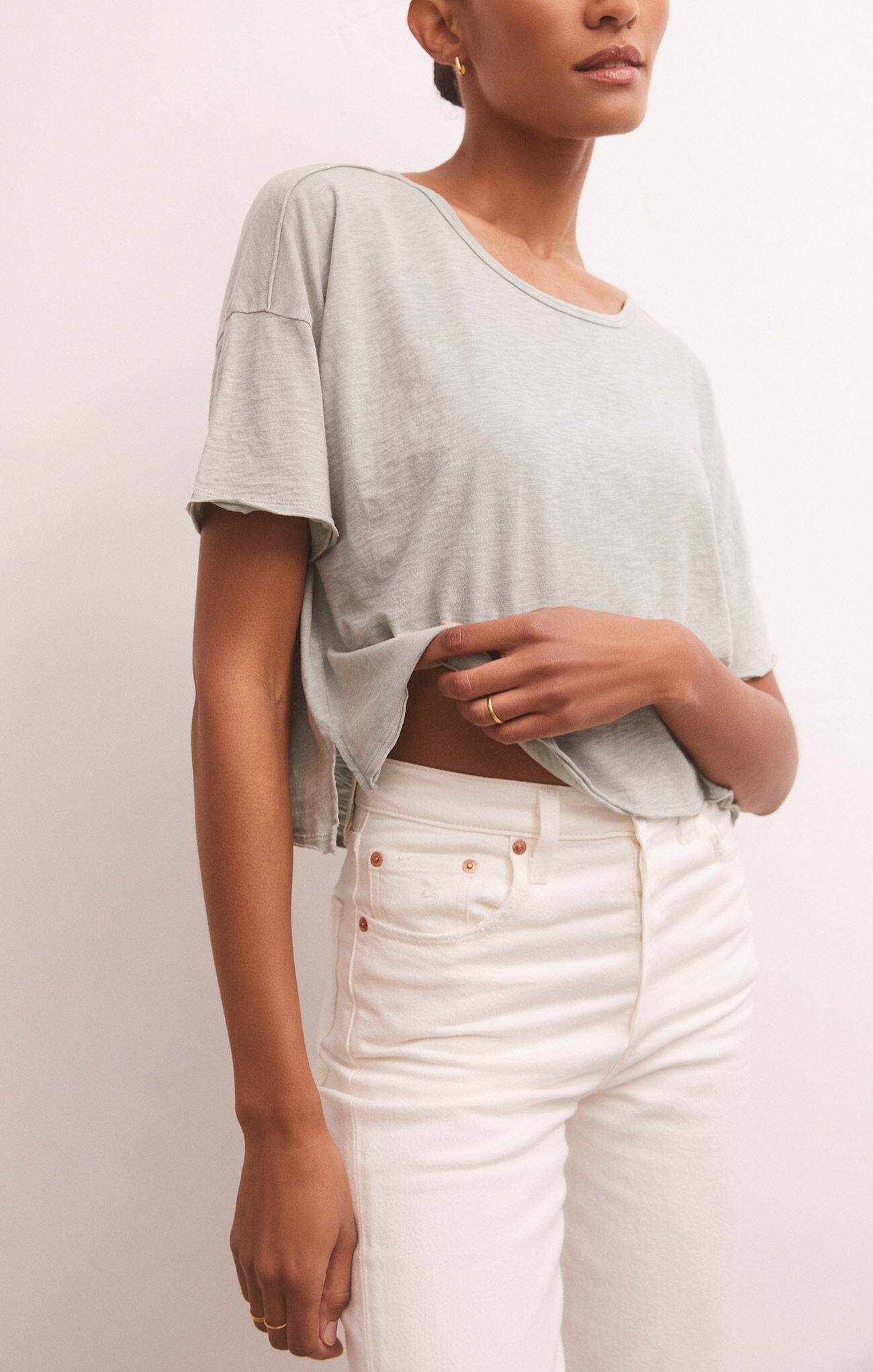 Hazel Slub Tee
