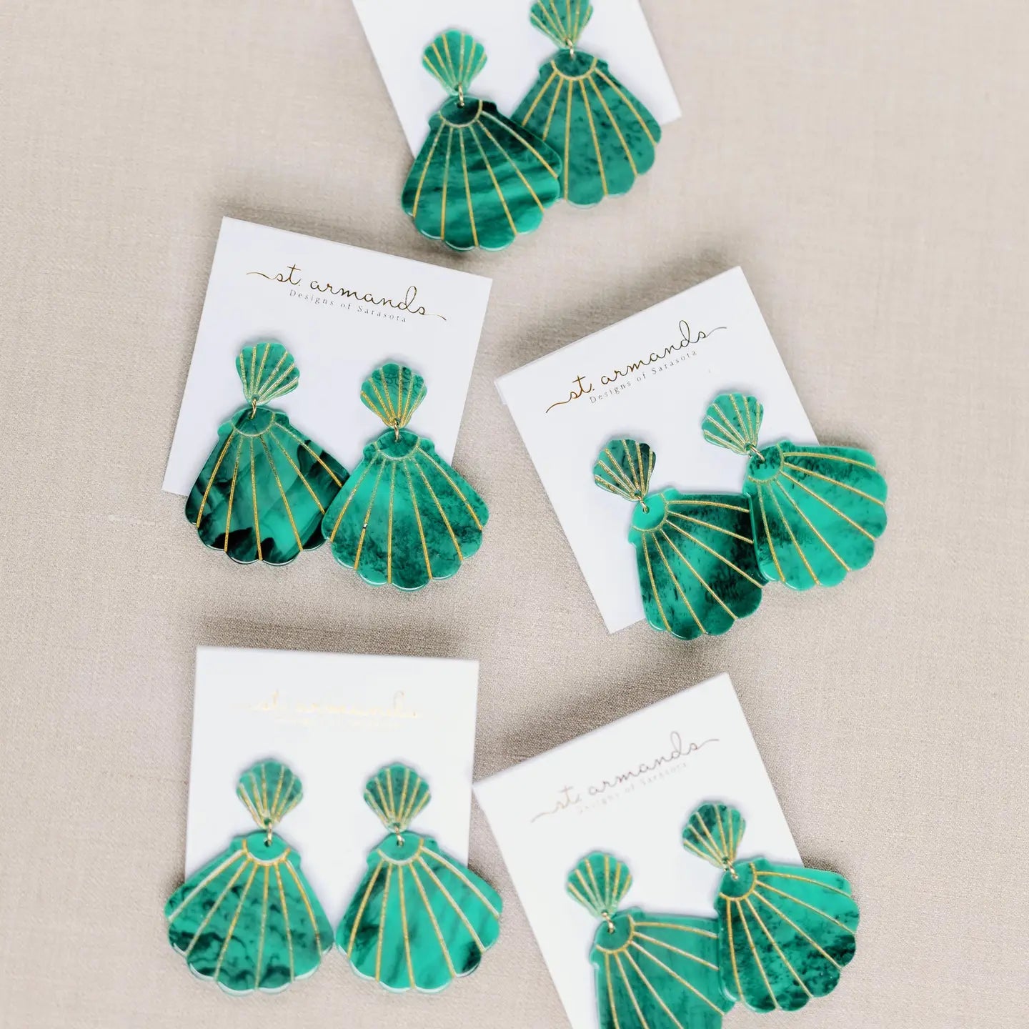 Turqoise Shell Earrings