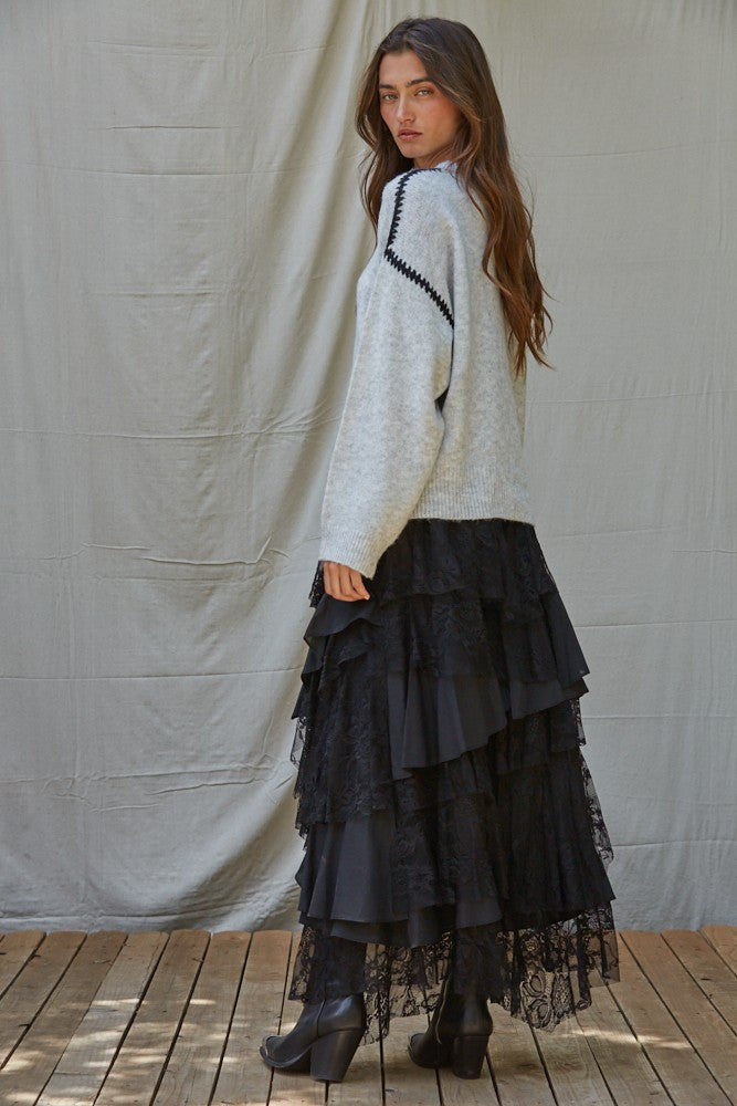 Stitch Detail Pullover