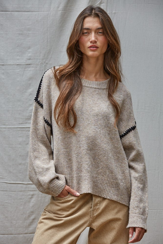 Stitch Detail Pullover