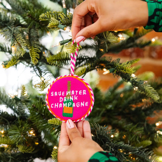 Ornament - Save Water Drink Champagne