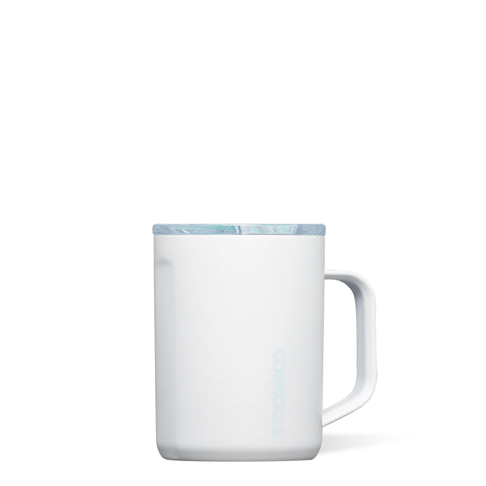 Pure Taste Ceramic Mug - White / Powder Blue