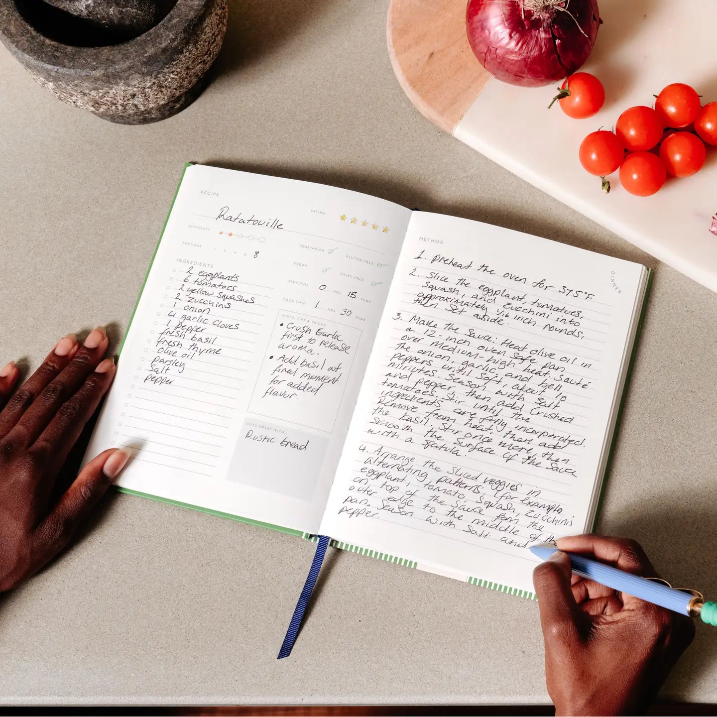 Recipes Journal - Hanging Fruits