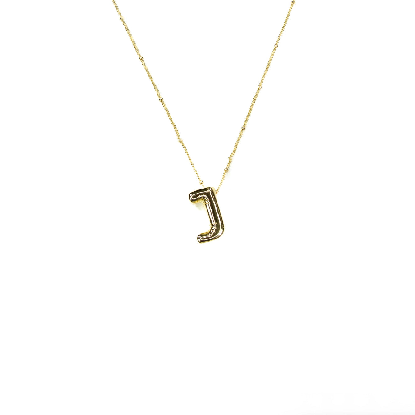 Bubble Initial Necklace