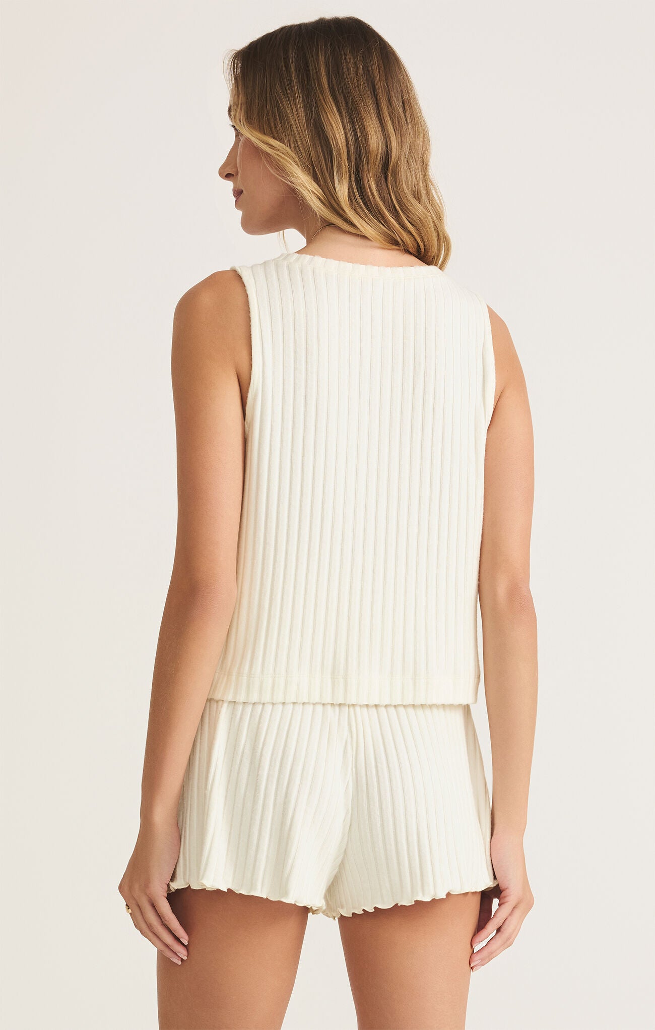 Sloane V Neck Rib Tank