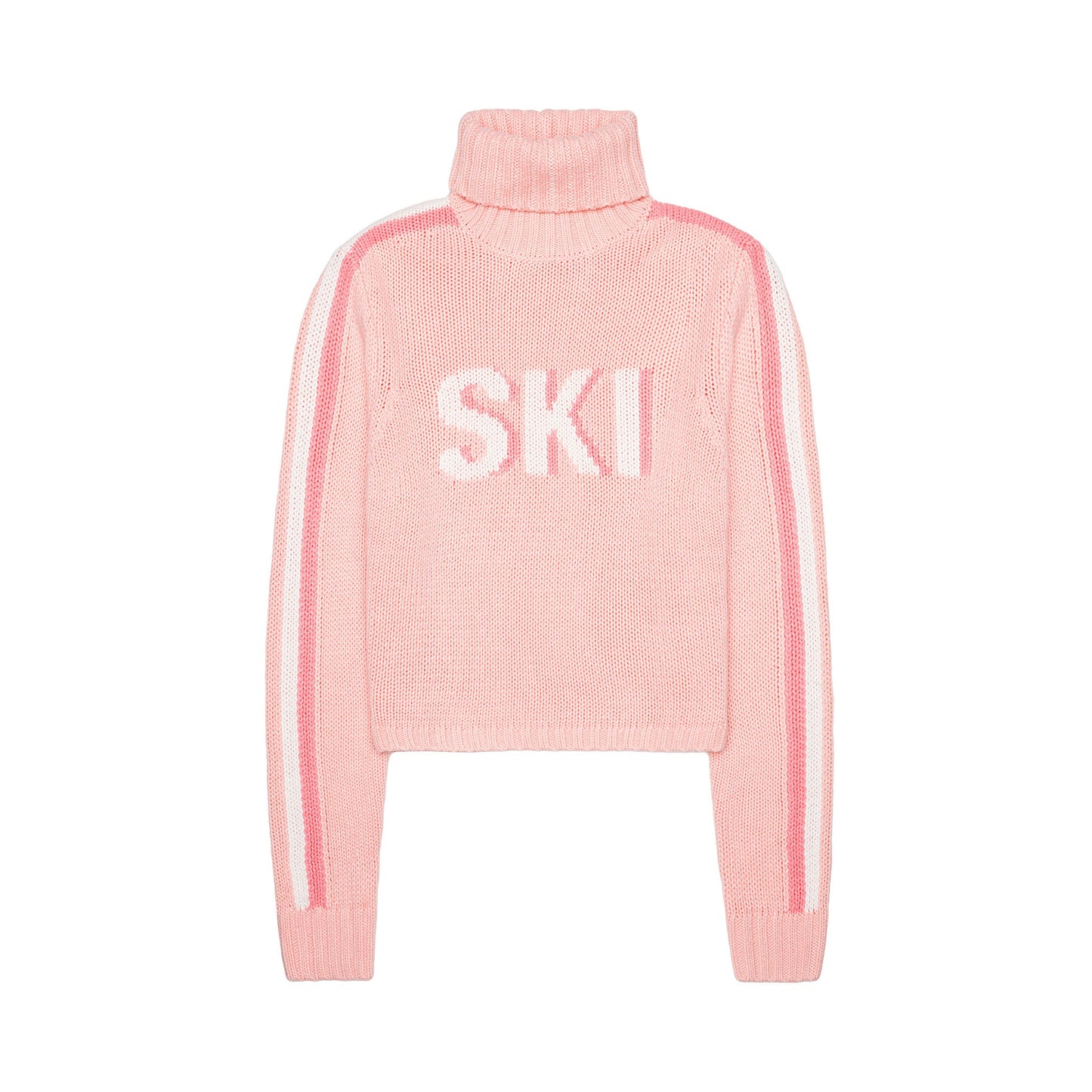 Retro Cropped Ski Turtleneck Sweater
