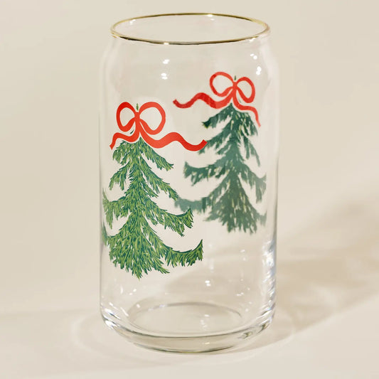 Glass - Green Tree