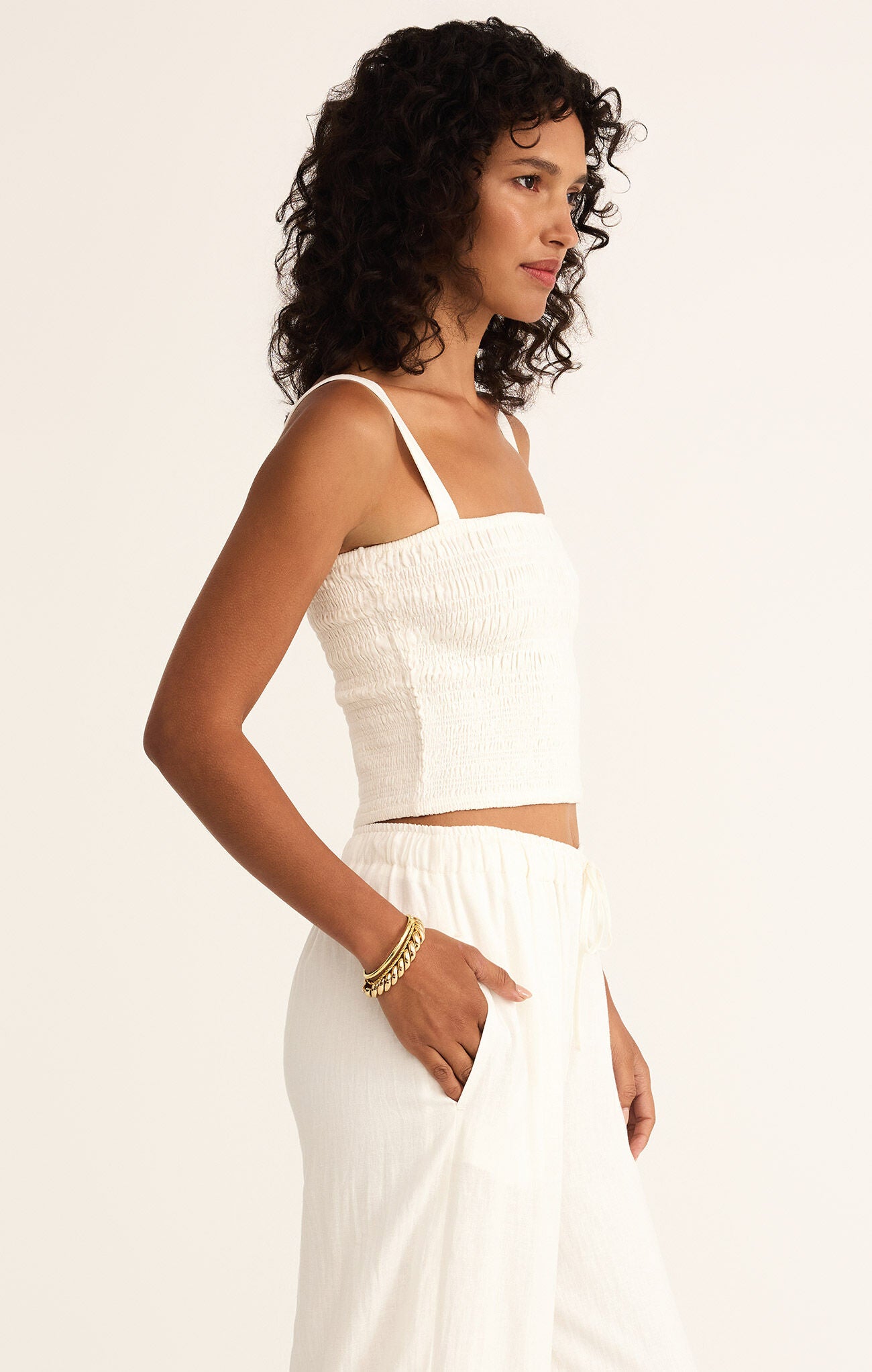 Amelie Linen Top