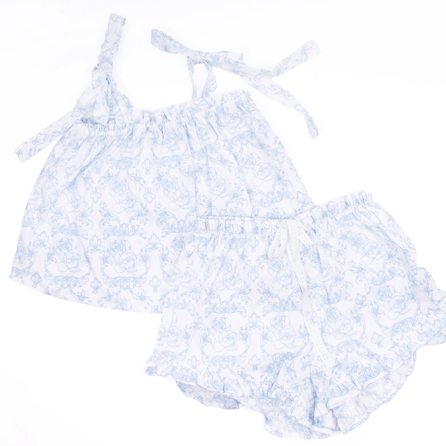 Ruffle Pjs - French Rose
