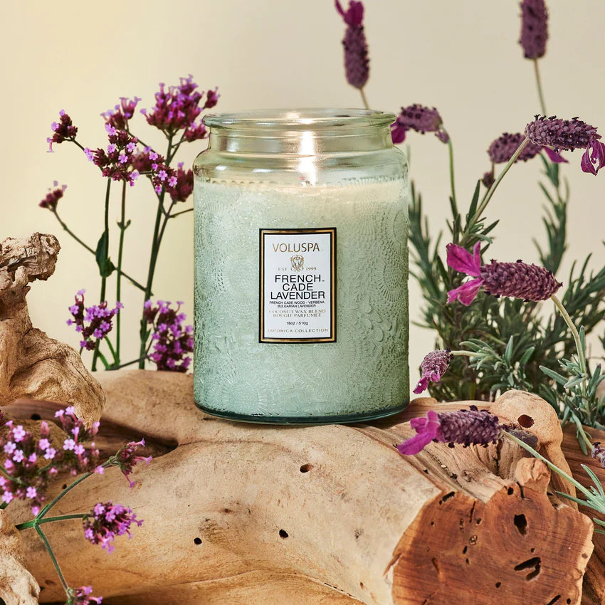 Large Jar Candle - French Cade Lavendar