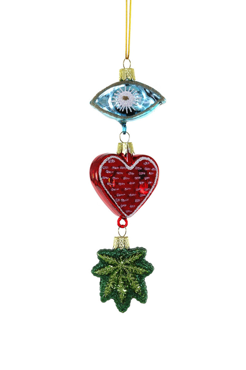 I Heart Weed Ornament