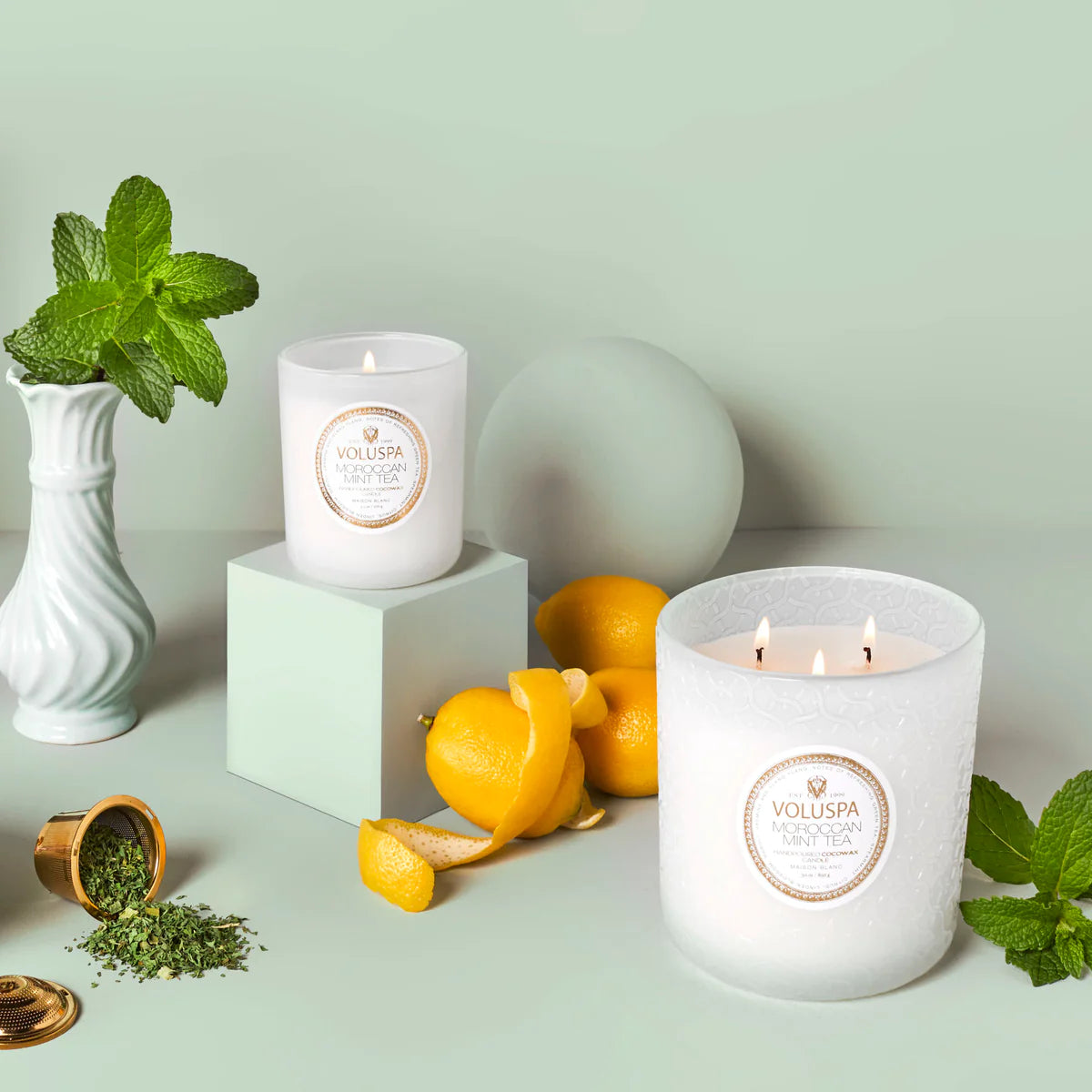 Luxe Candle - Moroccan Mint