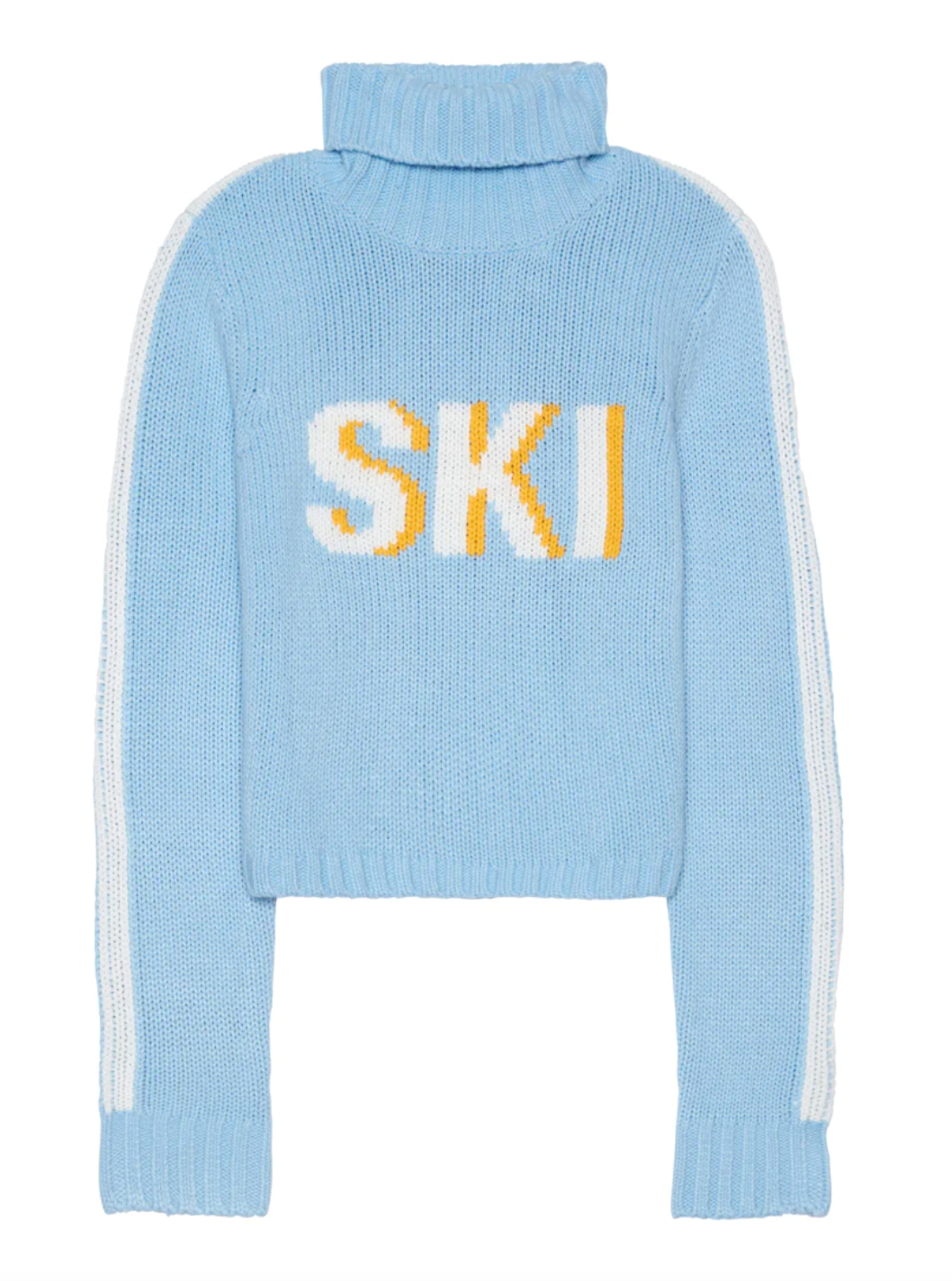 Retro Cropped Ski Turtleneck Sweater