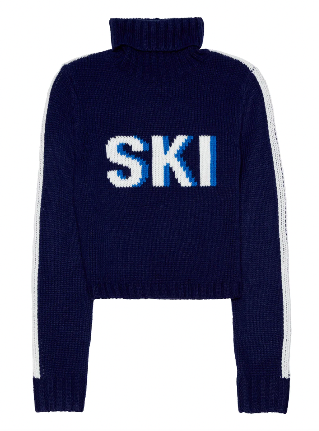 Retro Cropped Ski Turtleneck Sweater