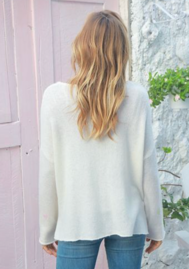 Rainbow Hearts Crewneck Sweater