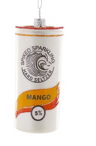 Mango Spiked Seltzer Ornament