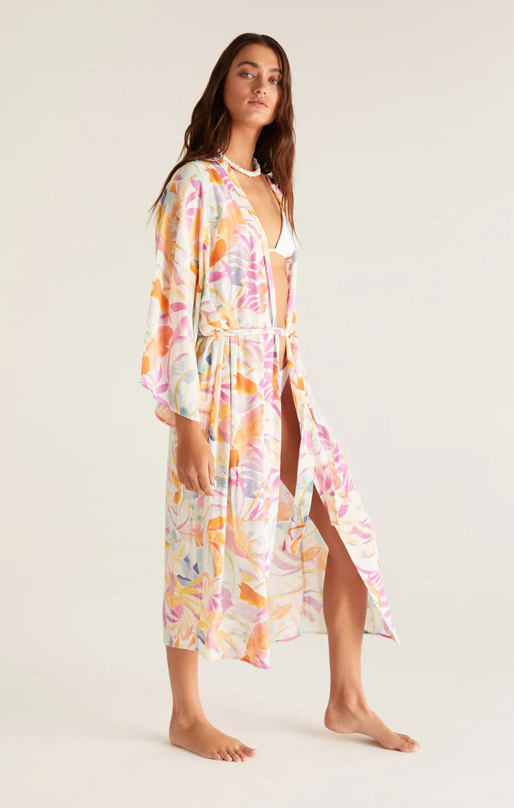 Bed To Beach Palm Kimono