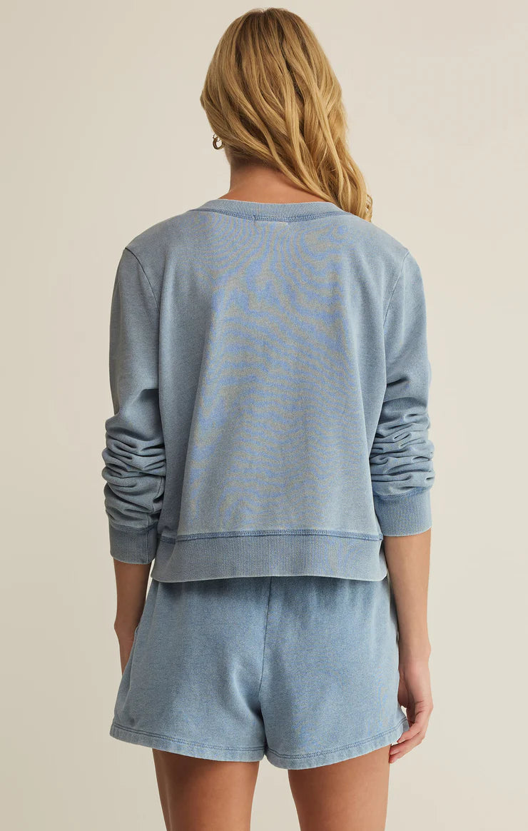 Daily Knit Denim Cardi