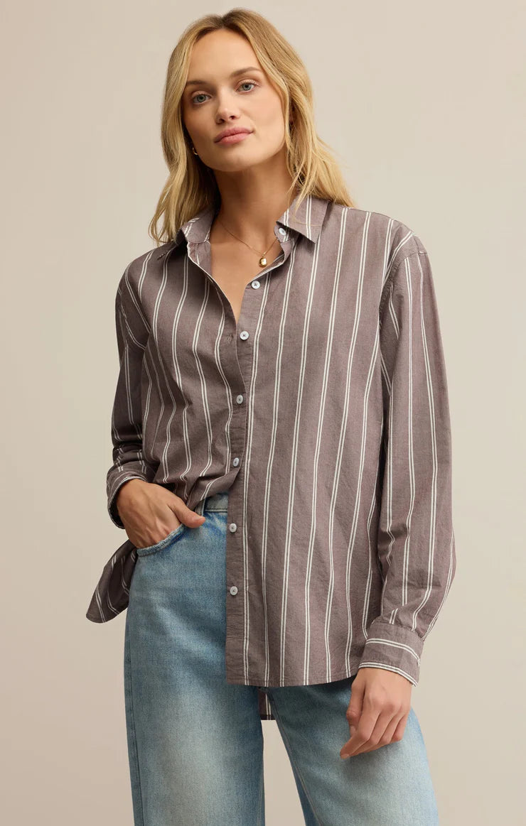 Seaport Striped Poplin Shirt