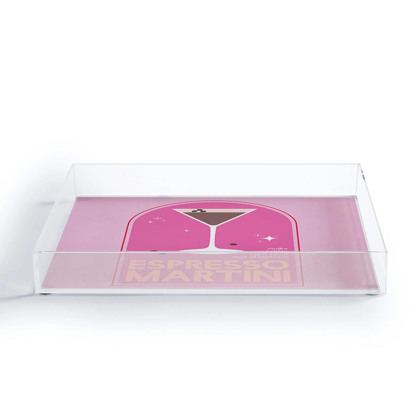 Small Acrylic Tray - Espresso Martini