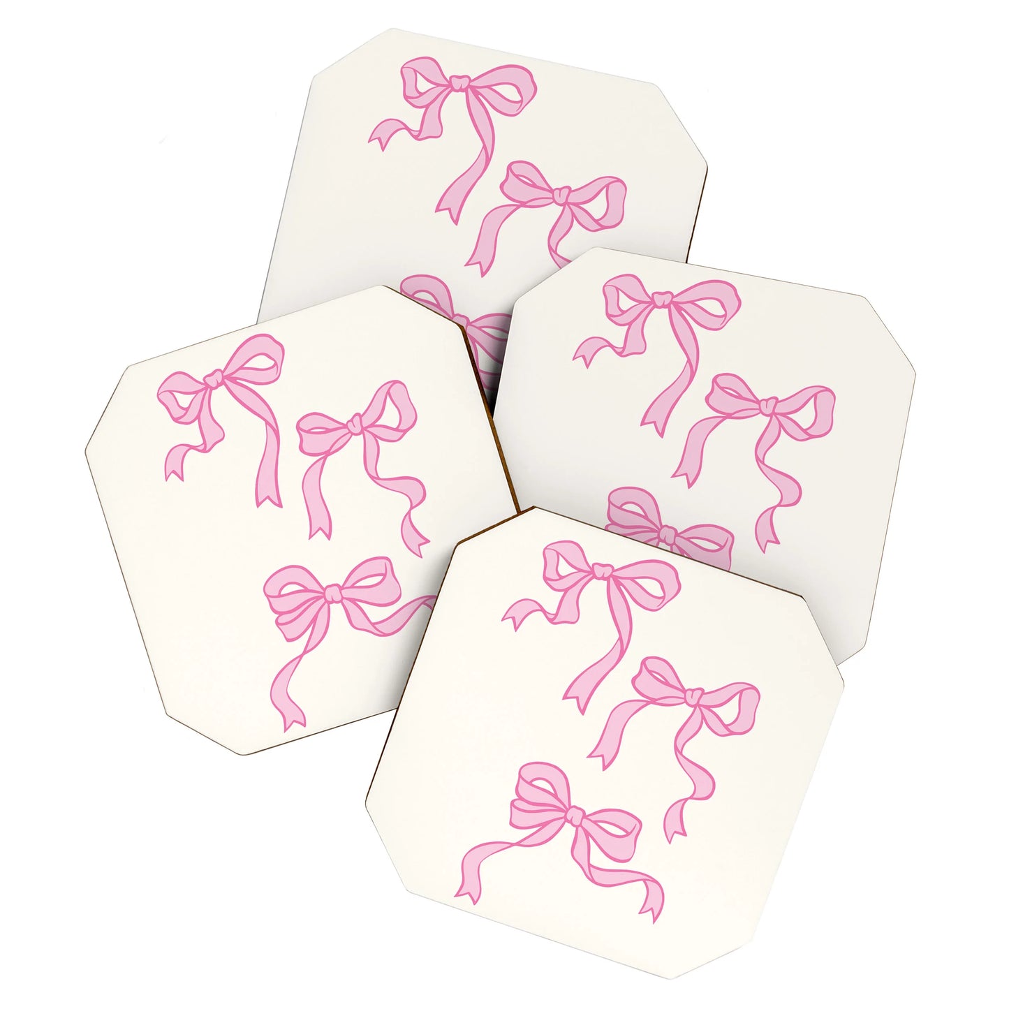Coaster Set - Bows