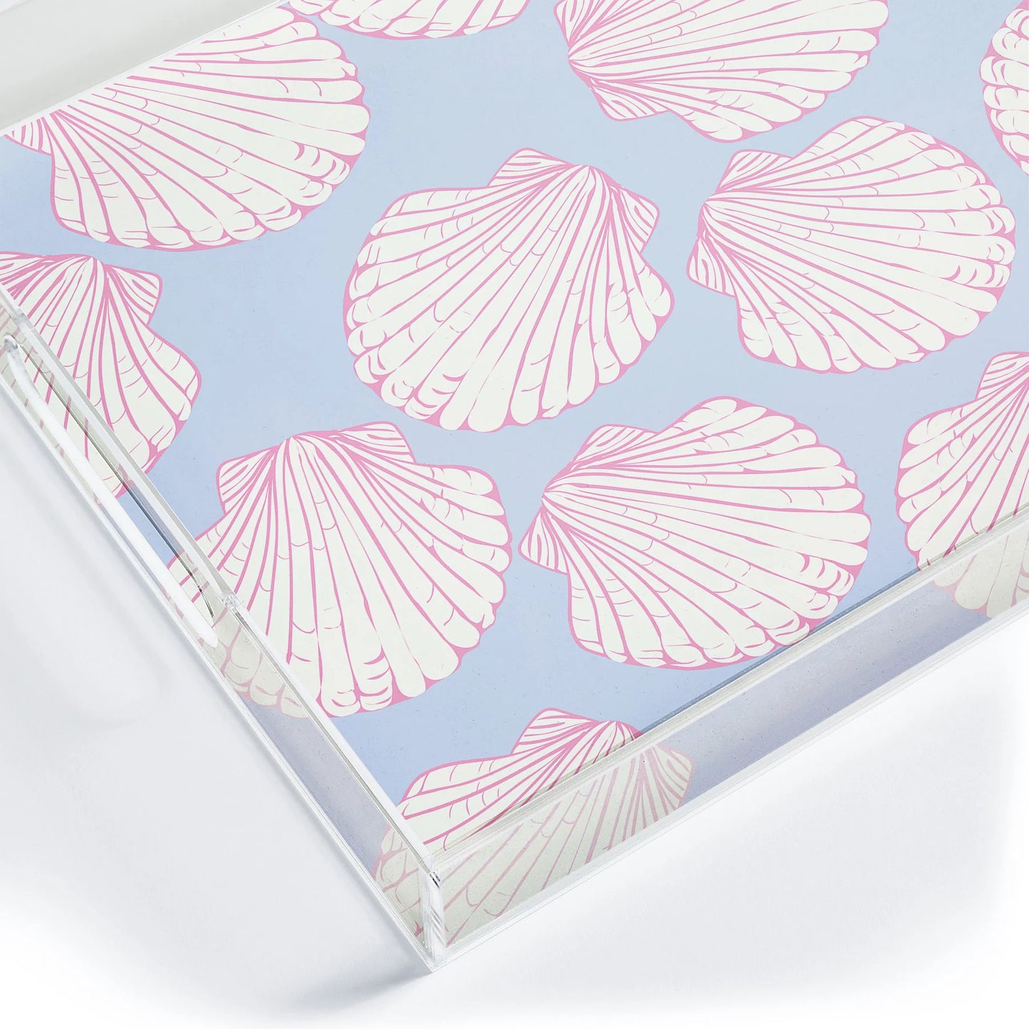 Large Acrylic Tray - Seashells