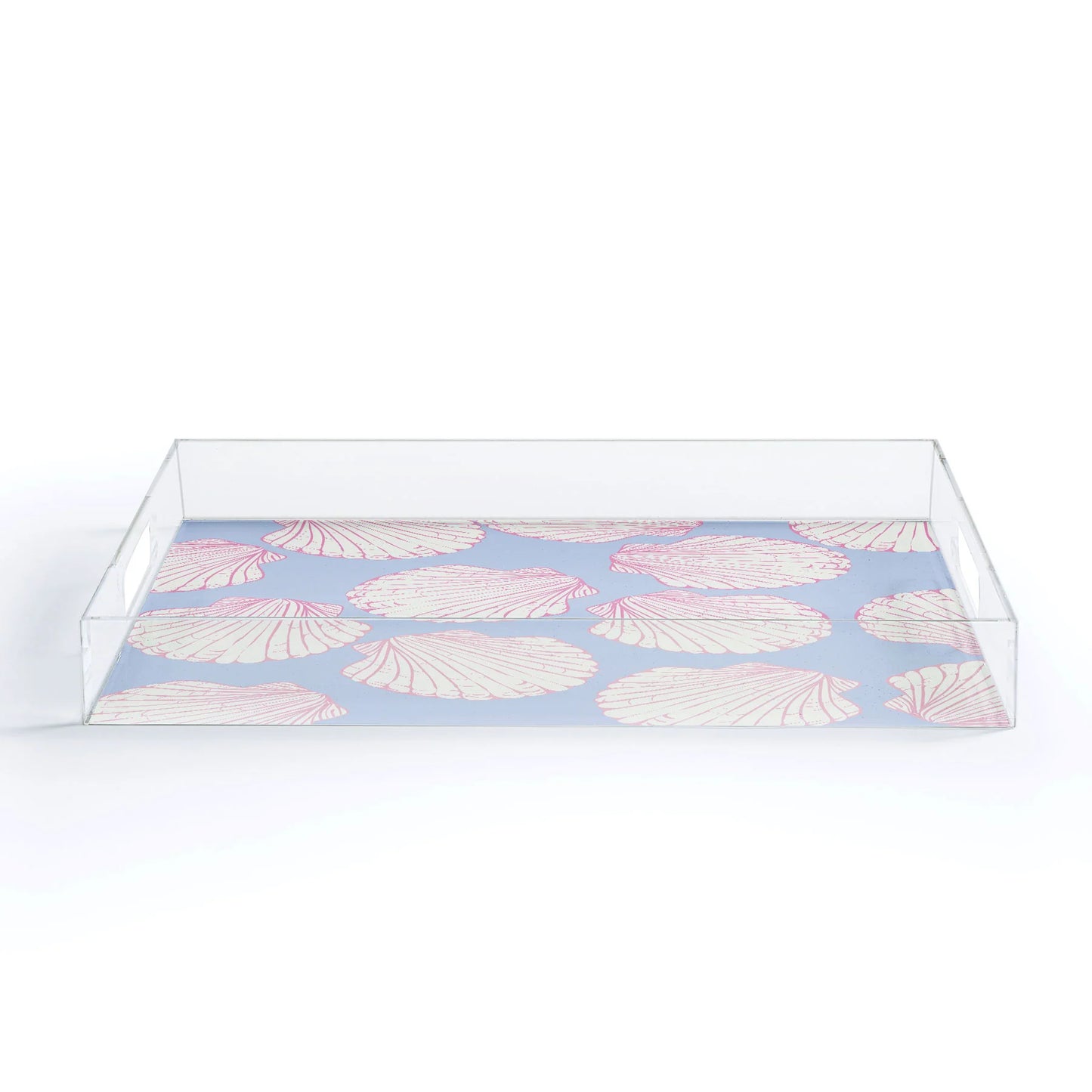 Large Acrylic Tray - Seashells