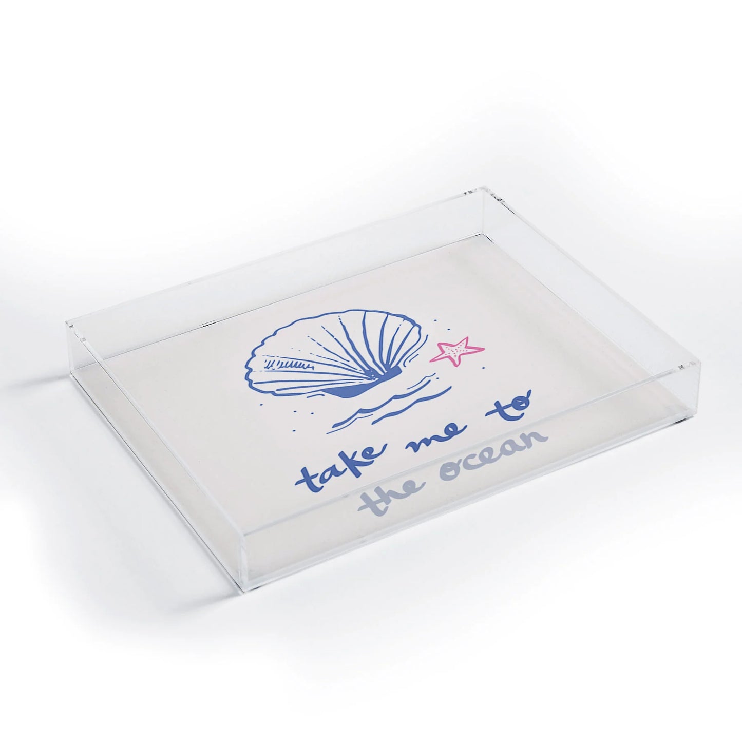 Small Acrylic Tray - Take Me To The Ocean
