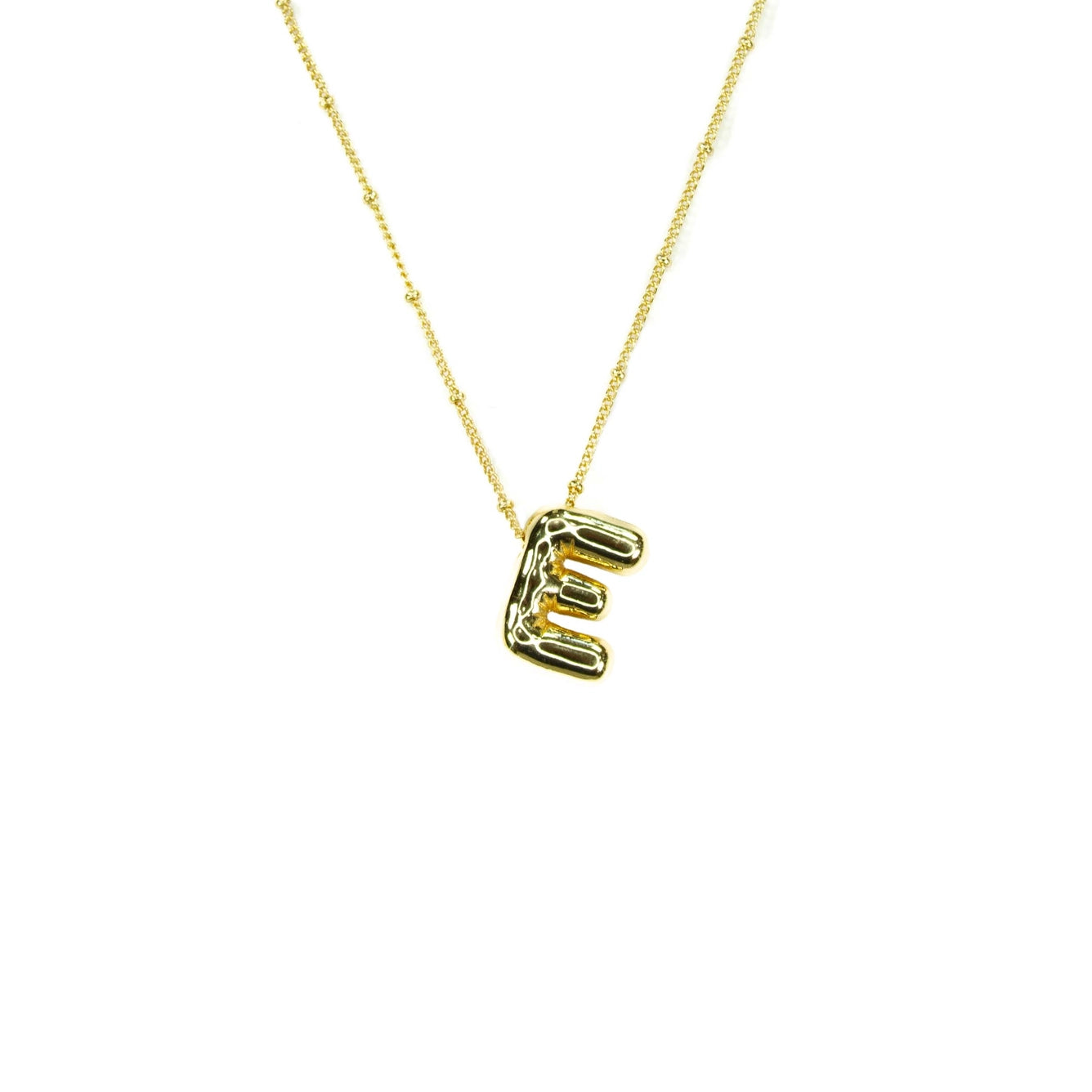 Bubble Initial Necklace