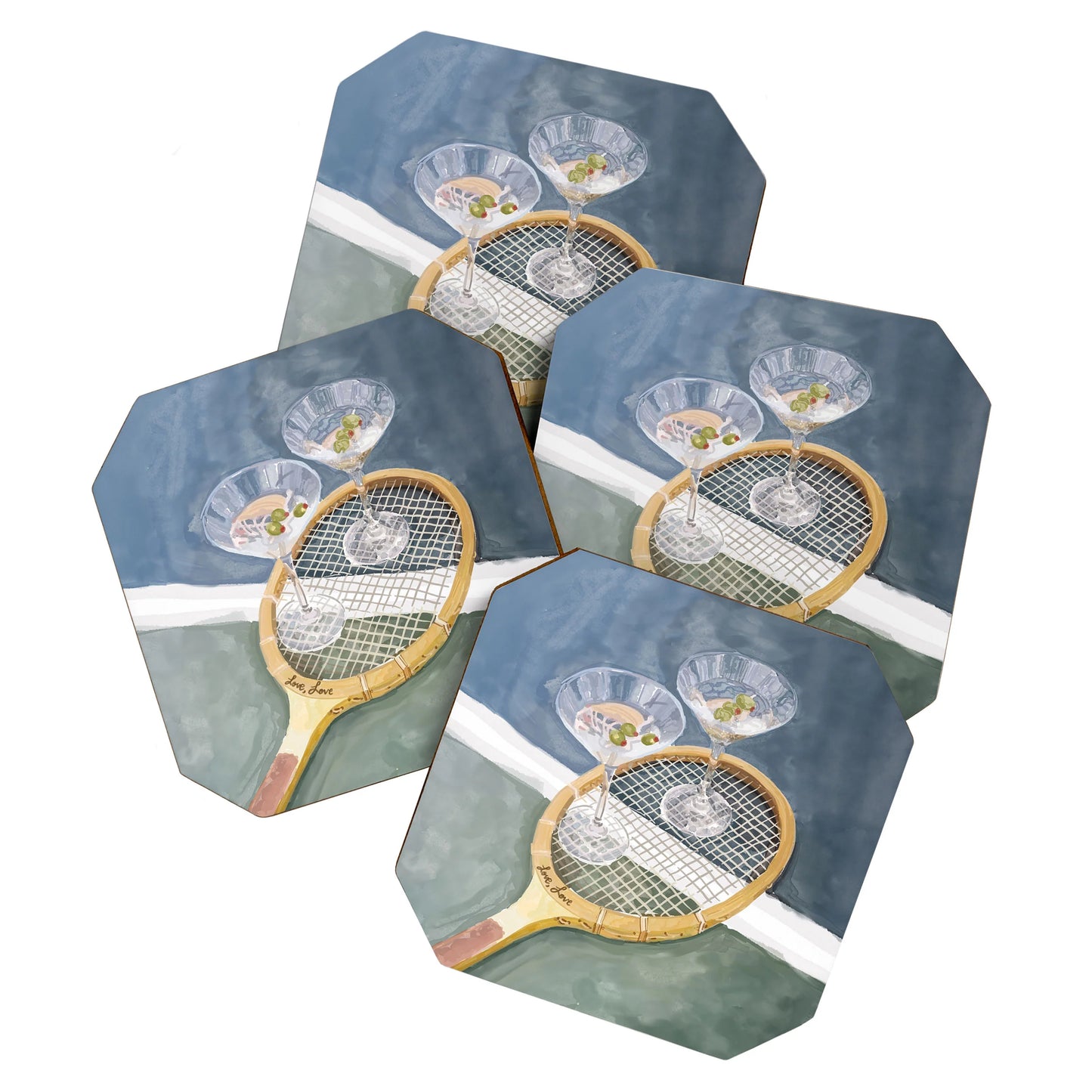 Coaster Set - Love Love