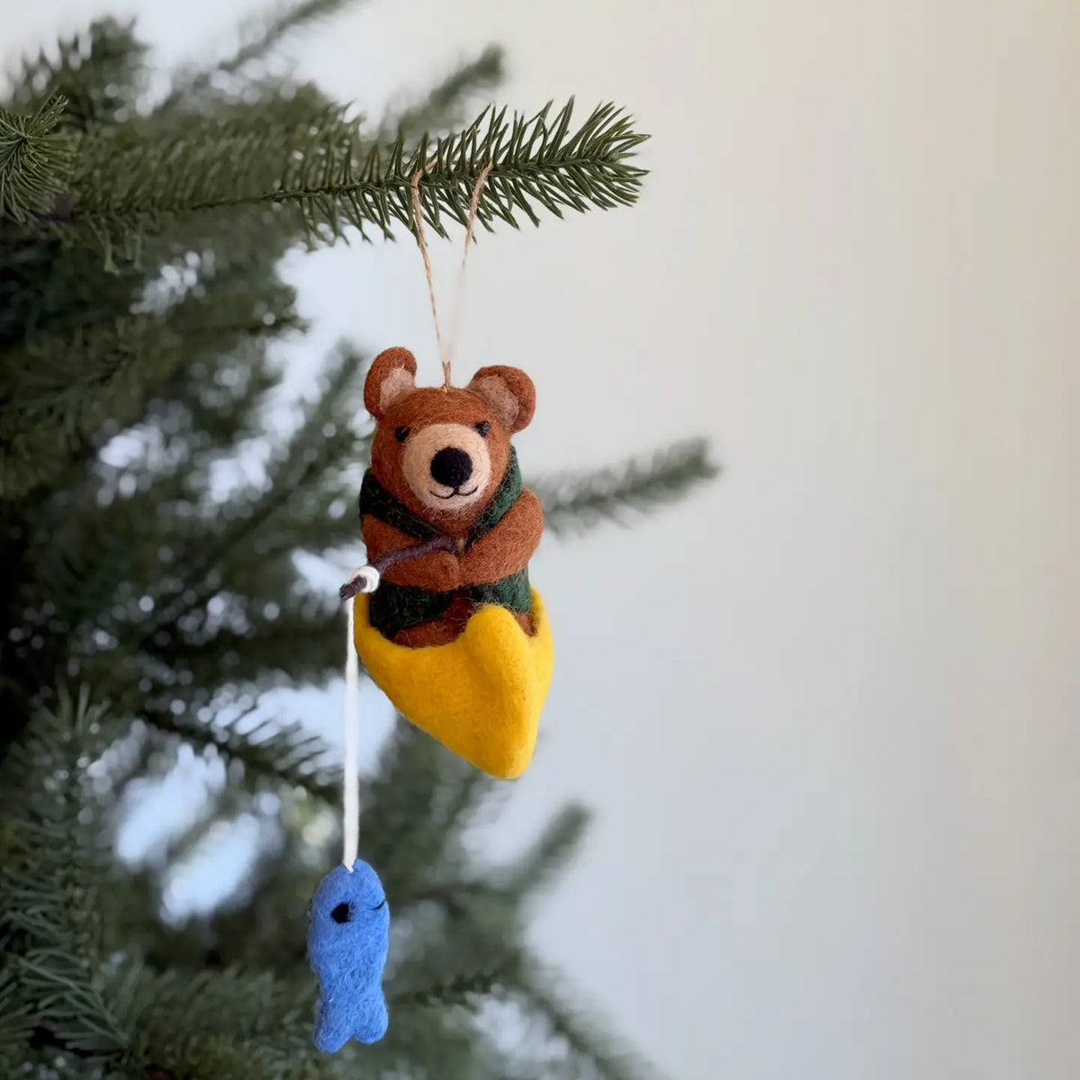 Ornament - Fishing Bear