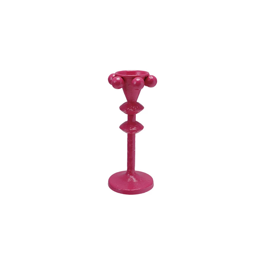 Fuschia Taper Holder