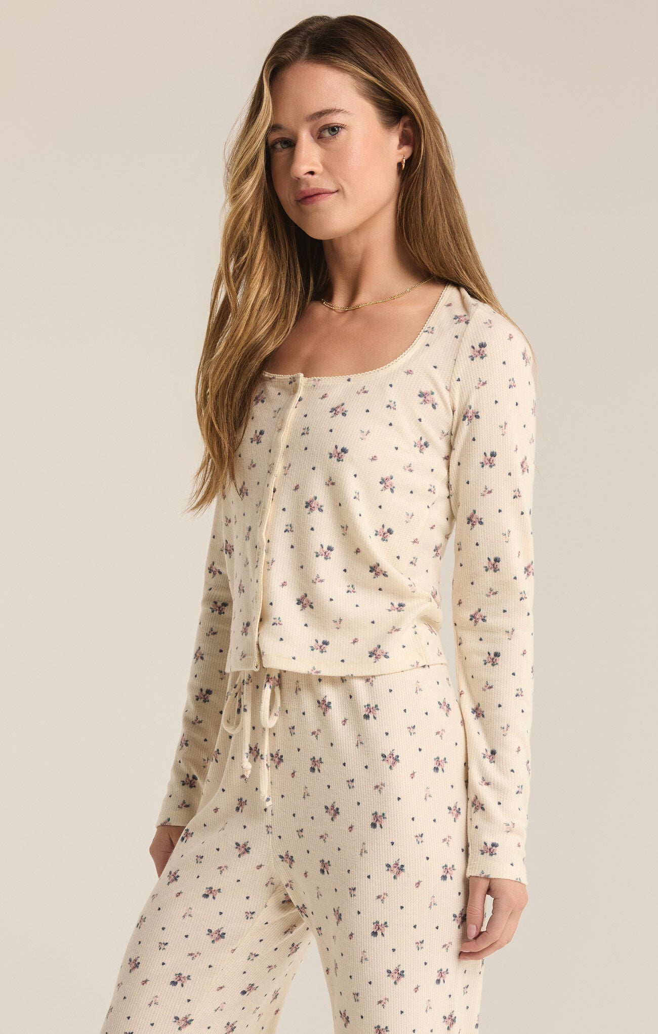 Tess Rosebud Longlseeve Top