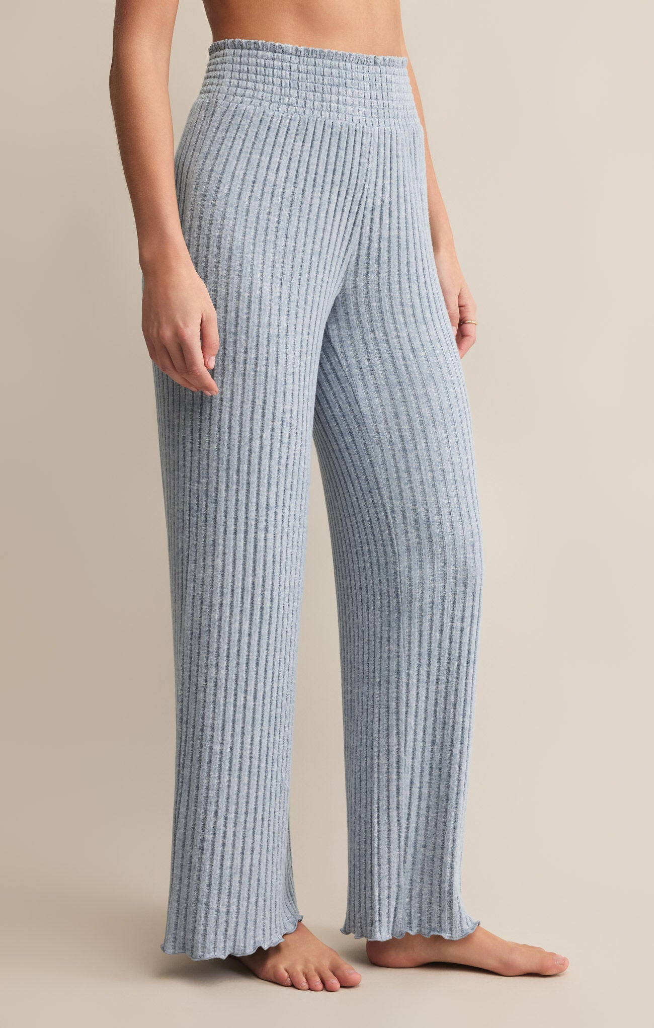 Dawn Smocked Rib Pant