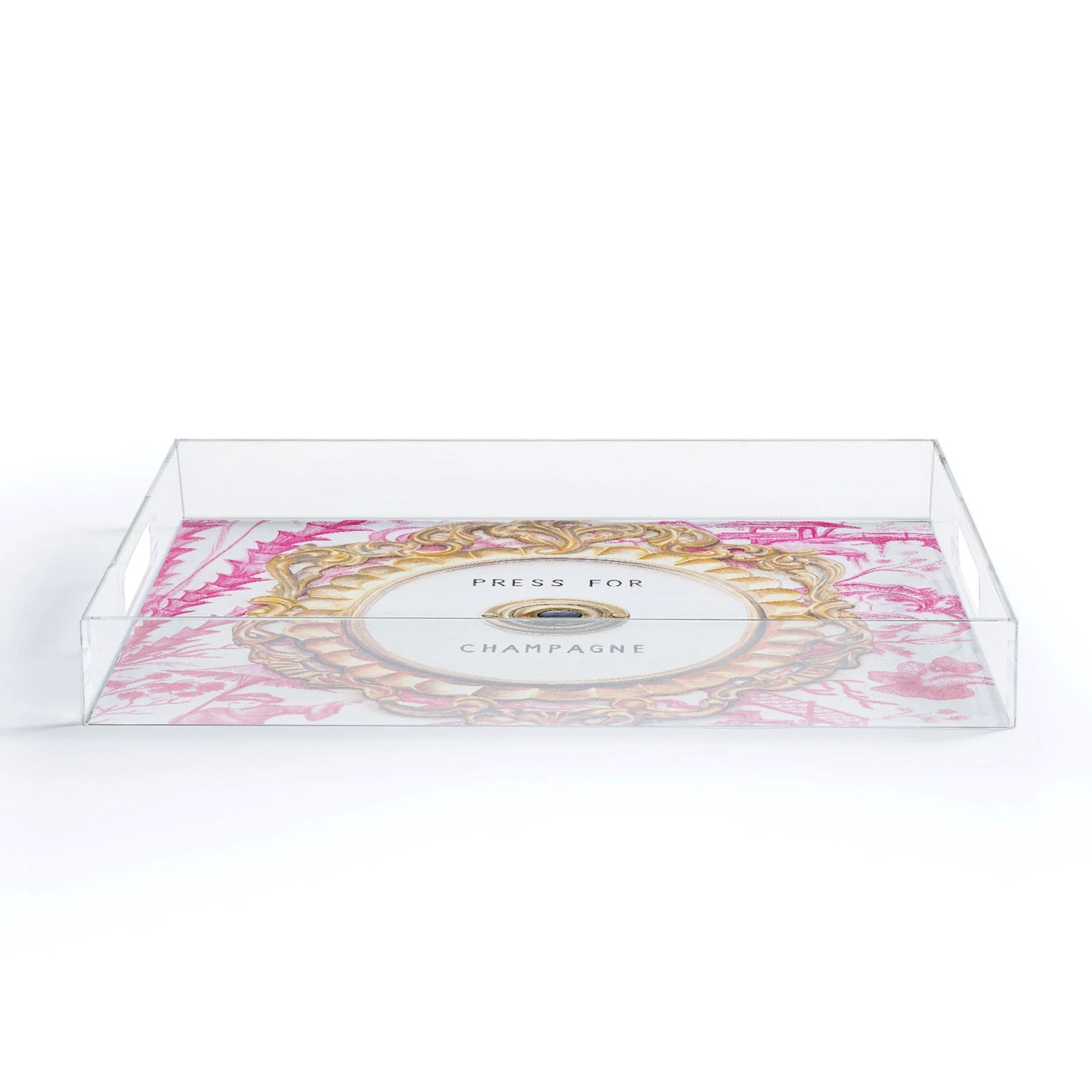 Small Acrylic Tray - Press For Champagne