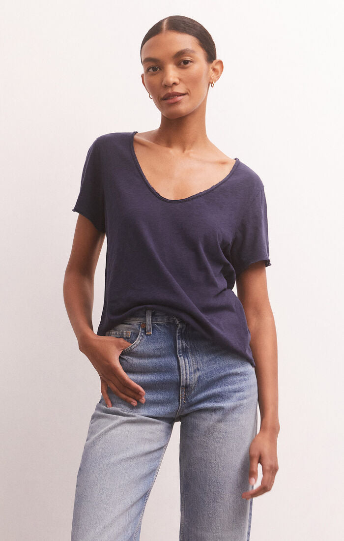 On Repeat Slub Tee