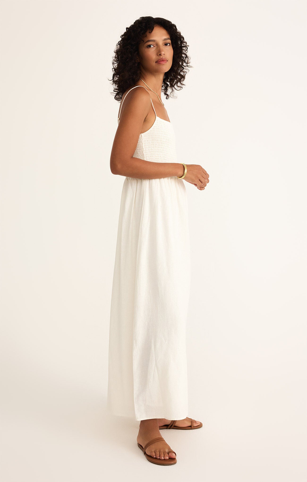 Bayside Linen Maxi Dress