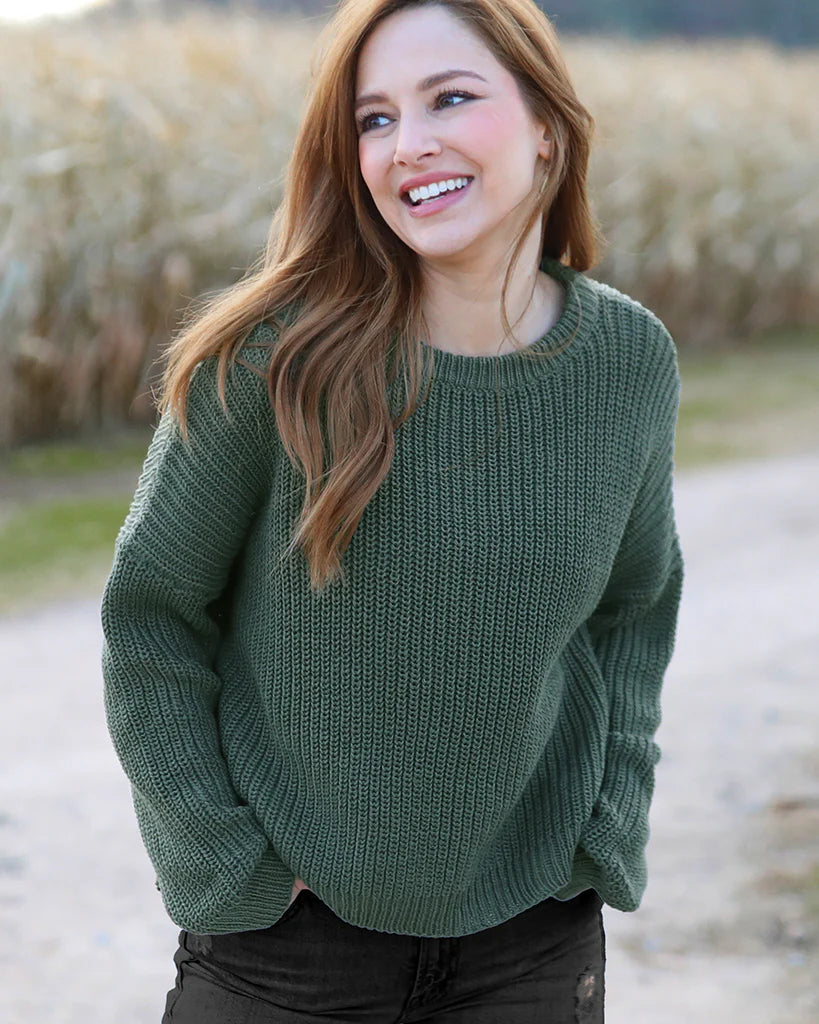 Lauren Cotton Crewneck Sweater