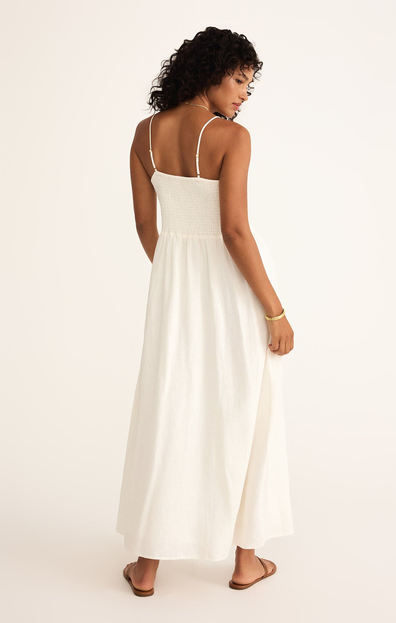 Bayside Linen Maxi Dress