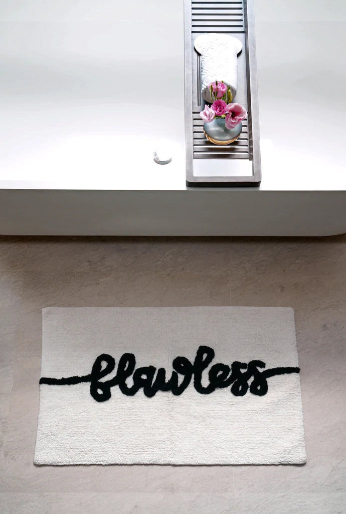 Flawless Bath Mat - White