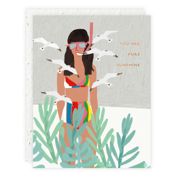 Birthday Card - Snorkel Women Love