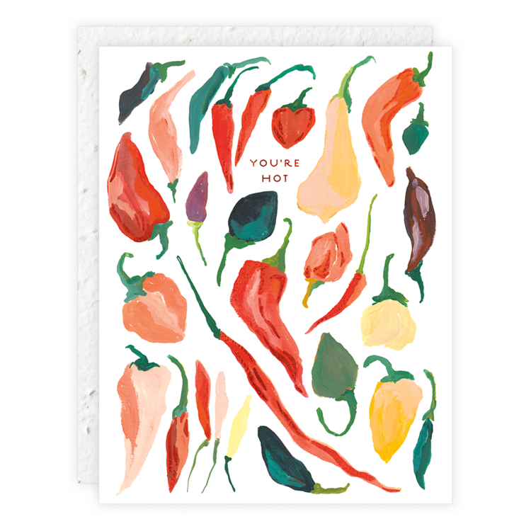 Card - Hot Peppers Love