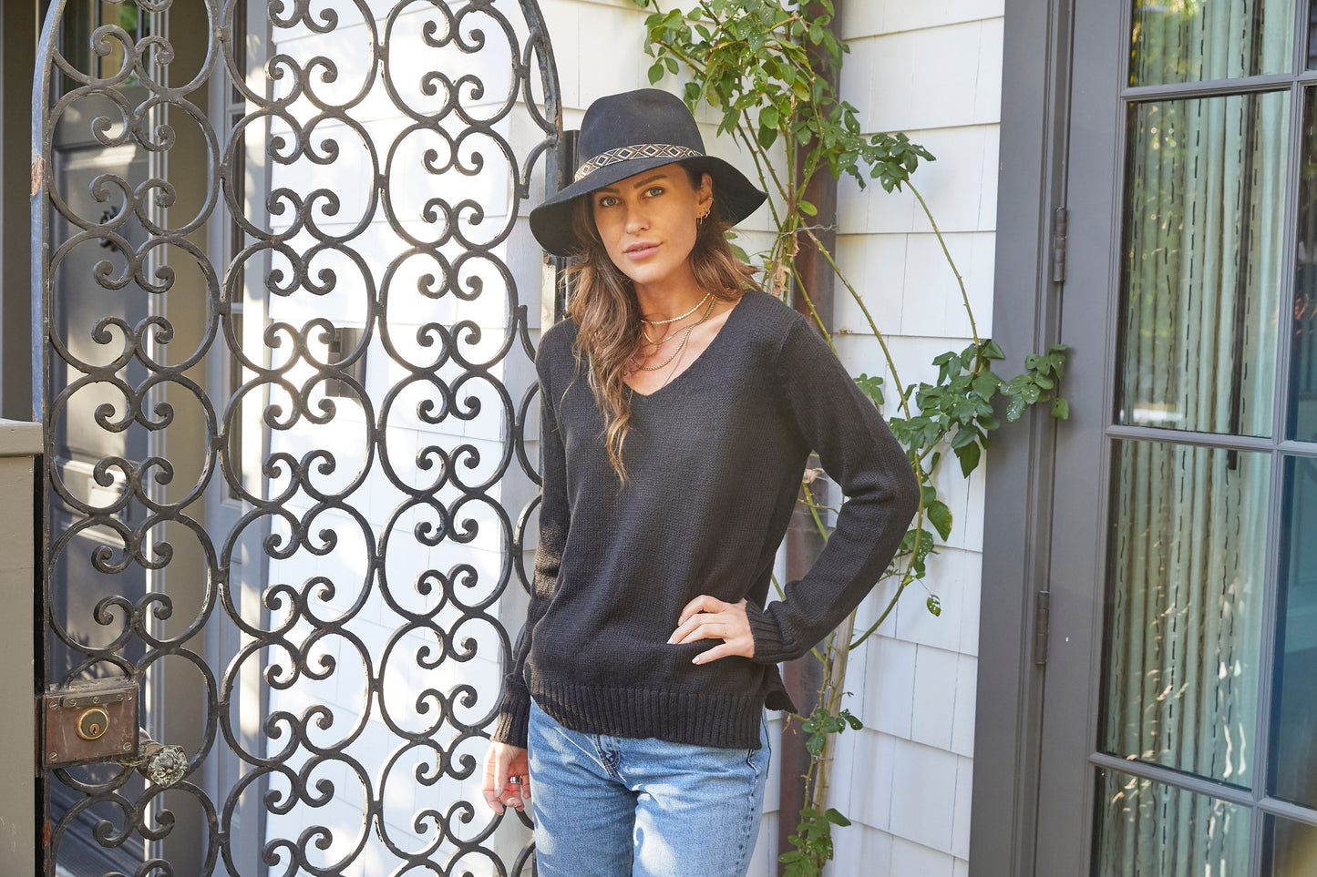 Kelsey Long V-Neck Lightweight