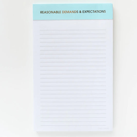 Notepad - Reasonable Demands