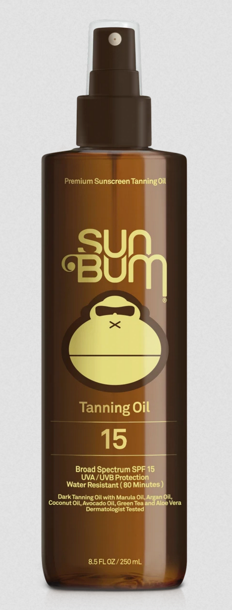 SPF 15 Sunscreen Tanning Oil