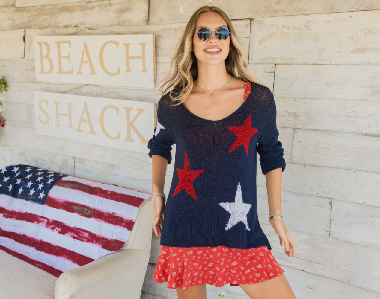 Hanna Star V Sweater