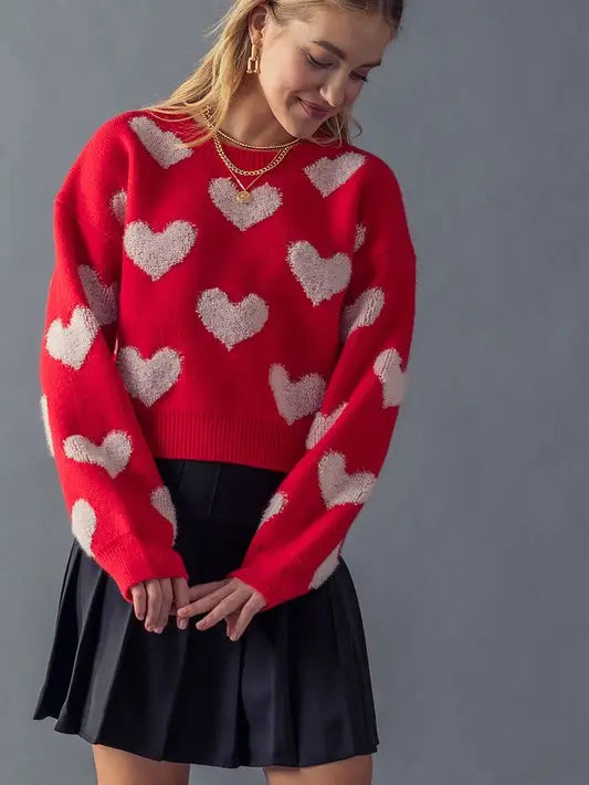 Cutie Pie Heart Sweater