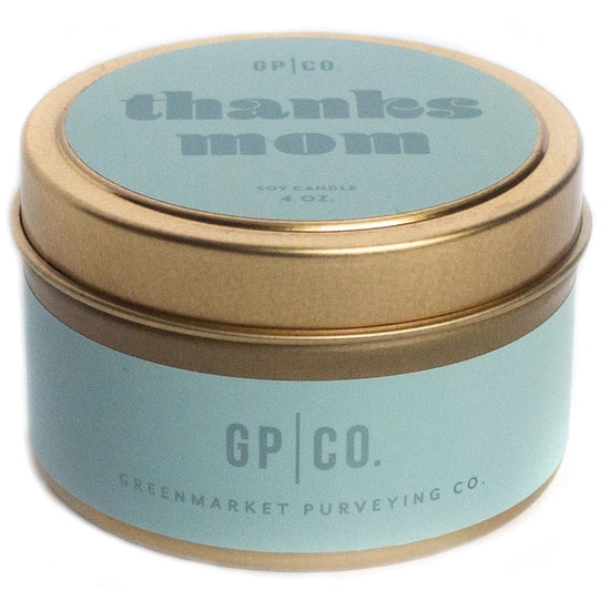 Thanks Mom Candle Tin