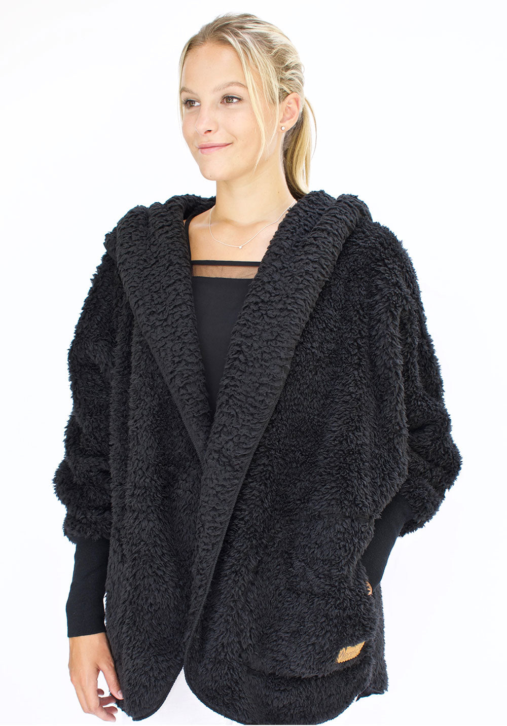 NORDIC BEACH WRAP - BLACK LICORICE